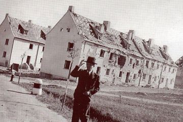 Kolonie Berlín poškozená nálety (1943)