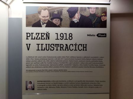 Plzeň 1918 v ilustracích